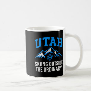 Caneca De Café Esqui em Utah fora do comum universitário