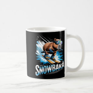 Caneca De Café Esqui esporte de inverno esquiador engraçado esqui