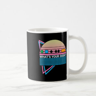 Caneca De Café Esqui Esqui Retro Qual é o Seu Signo 