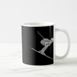 Caneca De Café Esqui Esquiador Esqui Homens Meninos Crianças _2