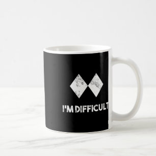 Caneca De Café Esqui Eu Sou Esqui Difícil Esquiador Snowboard Sno