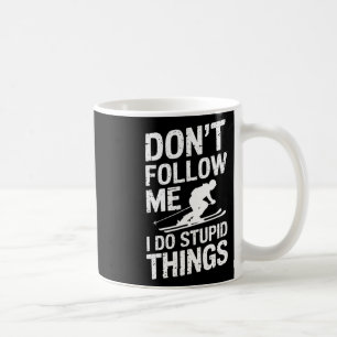 Caneca De Café Esqui Livre Legal Frase Divertida Desportos de Inv