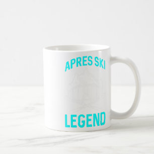 Caneca De Café Esqui Lover Funny Skier Apres Legenda De Esqui Win