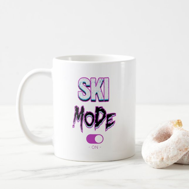 Caneca De Café Esqui mode-on- (Com Donut)