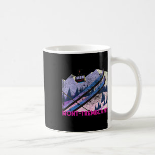 Caneca De Café Esqui Mont-tremblant - Estilo Vintage Mont-trembla