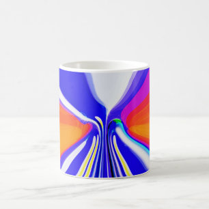 Caneca De Café Esqui na arte do pôr do sol