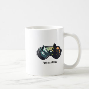 Caneca De Café Esqui Portillo Chile Montanha Esqui T Homens E Mul