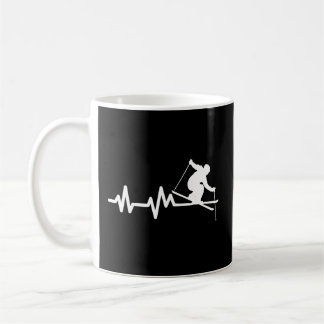 Caneca De Café Esqui Pulsação de Esqui