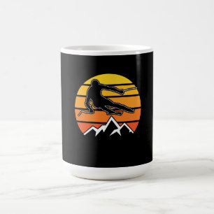 Caneca De Café Esqui retroativo