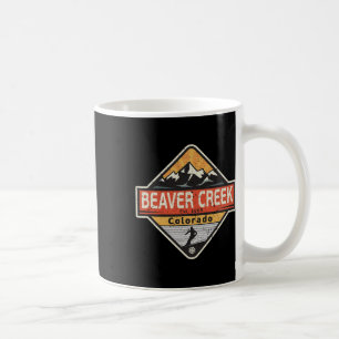 Caneca De Café Esqui vintage na montanha de neve Beaver Creek Col