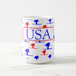 CANECA DE CAFÉ ESQUIADOR