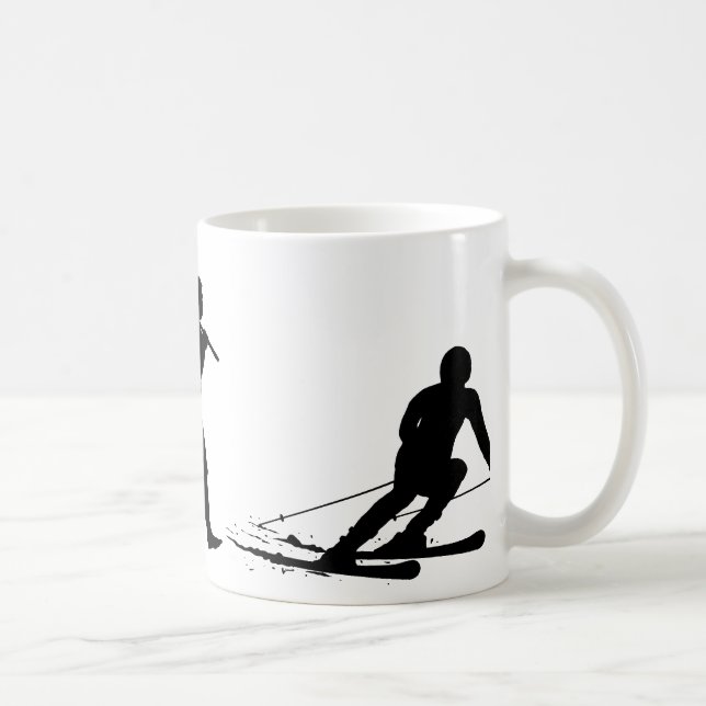Caneca De Café Esquiador (Direita)