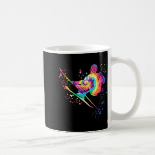Caneca De Café esquiador alpino esportes de inverno esqui nórdico