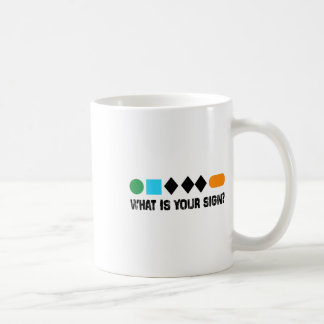 Caneca De Café Esquiar Qual É o Seu Signo Camiseta Divertida para