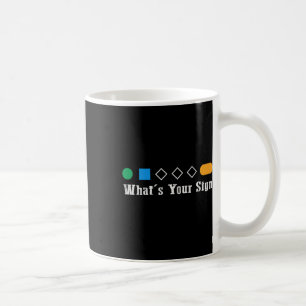 Caneca De Café Esquiar Qual é o Seu Signo Camiseta Divertida para