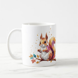Caneca De Café Esquilo Brincando Adoravelmente Legal