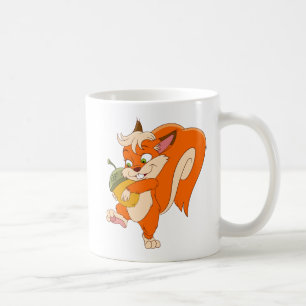 Caneca De Café Esquilo com bolota