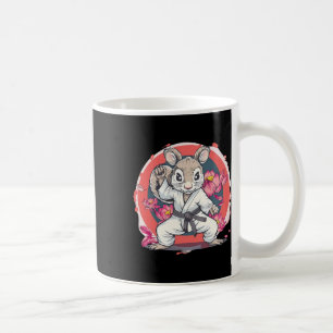 Caneca De Café Esquilo de Karato Bonito Lotus Flor Mma Kickboxing