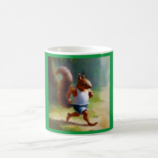 Caneca De Café Esquilo em Execução (Centro)