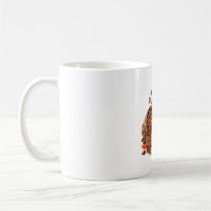 Caneca De Café Esquilo Fofo Acumulando Nozes – Esquilos Engraçado