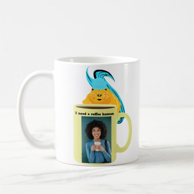 Caneca De Café Esquilo Malvado #316 Café Humano (Esquerda)