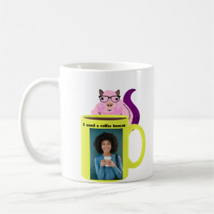 Caneca De Café Esquilo Malvado #344 Café Humano