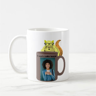 Caneca De Café Esquilo Malvado #419 Café Humano