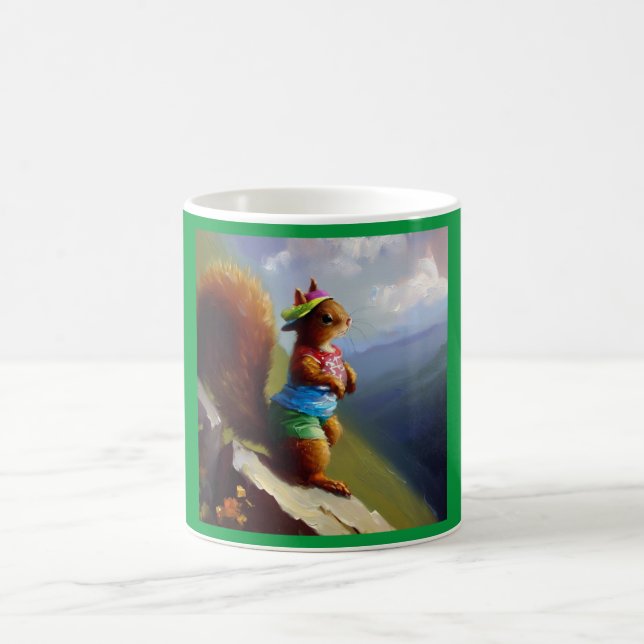 Caneca De Café Esquilo numa Montanha (Centro)