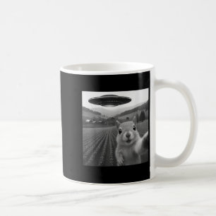 Caneca De Café Esquilo Selfie Com Alienígena Engraçado Para Homen