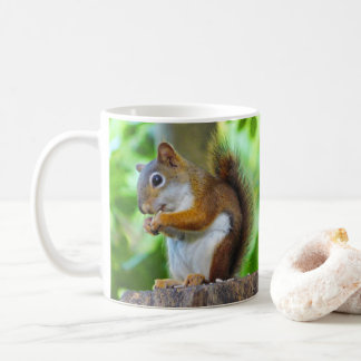 Caneca De Café Esquilo Vermelho