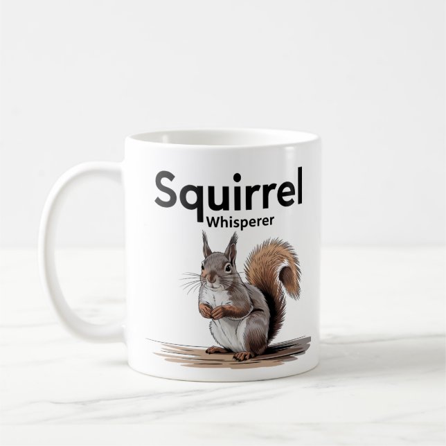 Caneca De Café Esquilo Whisperer Oferece Perfeito para o Amor da  (Esquerda)