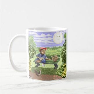 Caneca De Café Esquilos de animação do Urso Justo
