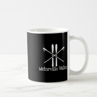Caneca De Café Esquís de Vale de Waterville Rústico Pólos de Esqu