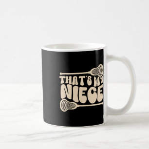 Caneca De Café Essa é minha tia Niece Lacrosse de um jogador de L