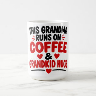 Caneca De Café Essa Vovó Funciona com Café e Abraços dos Netos