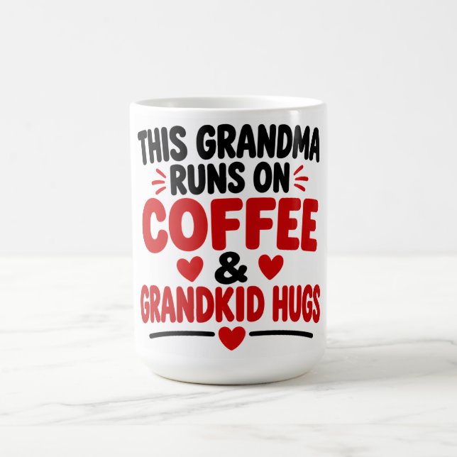 Caneca De Café Essa Vovó Funciona com Café e Abraços dos Netos (Centro)