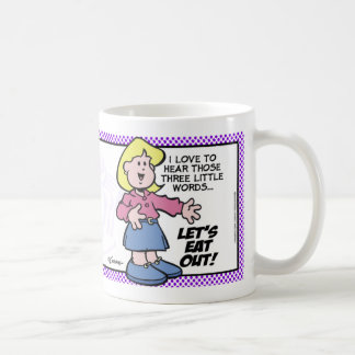 Caneca De Café Essas Três Palavras Pequenas...