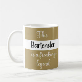 Caneca De Café Esse Barman é uma Lenda Danada — Presente Divertid