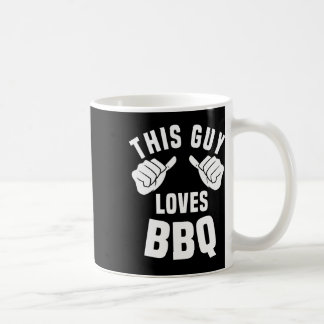 Caneca De Café Esse Cara Ama Fantasia De Bbq Engraçado Churrasco