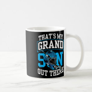 Caneca De Café Esse é meu neto aí fora Atleta de hóquei no gelo F