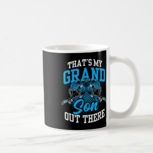 Caneca De Café Esse é meu neto aí fora Atleta de hóquei no gelo S