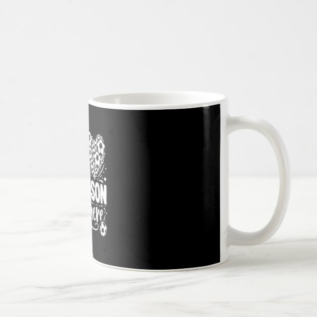 Caneca De Café Esse é meu neto lá fora Futebol Avó de Futebol  (Direita)