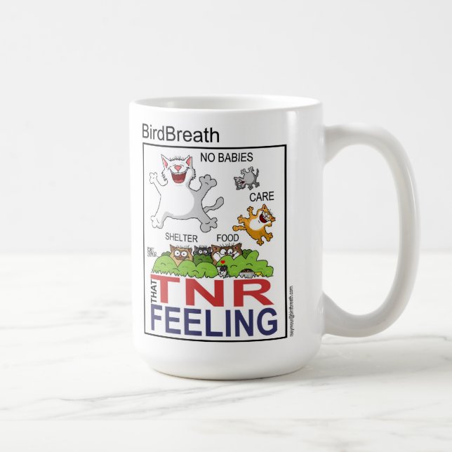 Caneca De Café Esse sentimento de TNR (Direita)