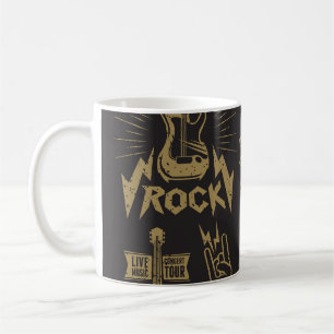 Caneca De Café Essência da música rock endêmica