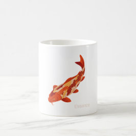 Caneca De Café Essência – Koi Símbolo de Crescimento e Força Inte
