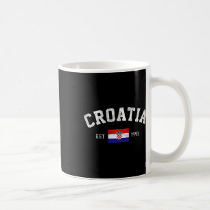 Caneca De Café Est. 1991 Dia da Independência da Bandeira Croata