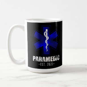 Caneca De Café Est paramédico de Emergência EMS 2021 Estudante