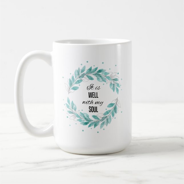 Caneca De Café Está bem com a minha alma (Esquerda)