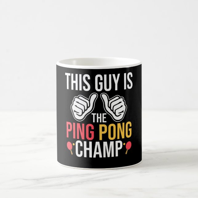 Caneca De Café Esta Cara É O Ping Pong Champ (Centro)