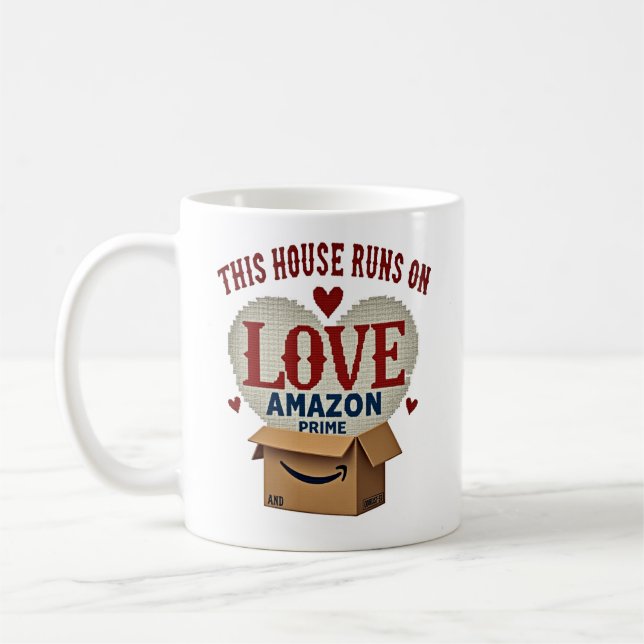Caneca De Café Esta casa é governada pelo amor e pela Amazônia. (Esquerda)